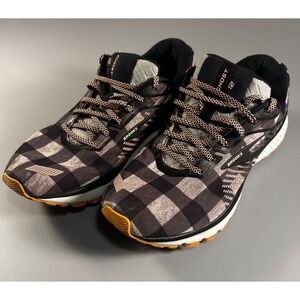 Brooks Ghost 12 Running Shoes Men's Size 10.5‎ Plaid Neutral Cushion